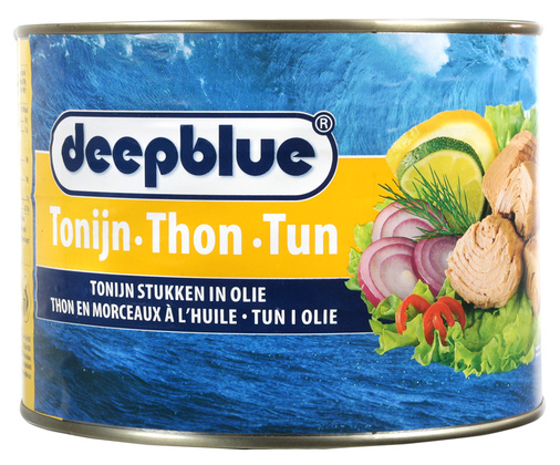 Tonijn in olie 1,7kg