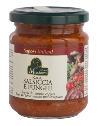 Ragù di salsiccia e funghi porcini 180gr