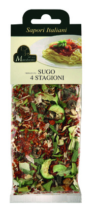 Spaghettata sugo 4 stagioni 50gr