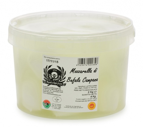 Mozzarella di Bufala DOP secchio 16x125gr