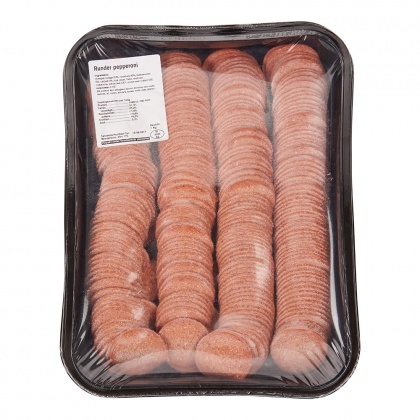 Runderpepperoni gesneden 1kg