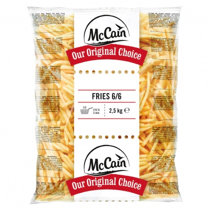 Frites 1/4 Julien 6/6mm 2,5kg