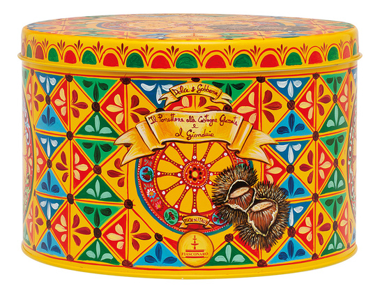 D&G Panettone castagne glassate e gianduia 1kg 