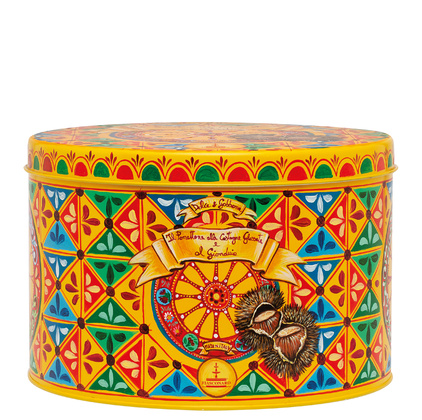 D&G Panettone castagne glassate e gianduia 1kg 