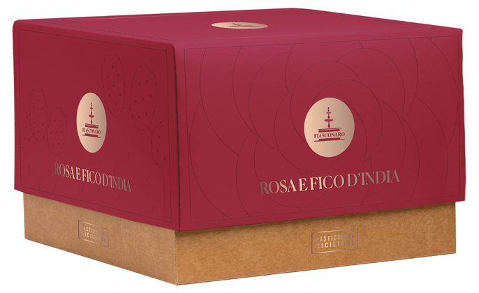Panettone Rosa e fico d'India 1kg