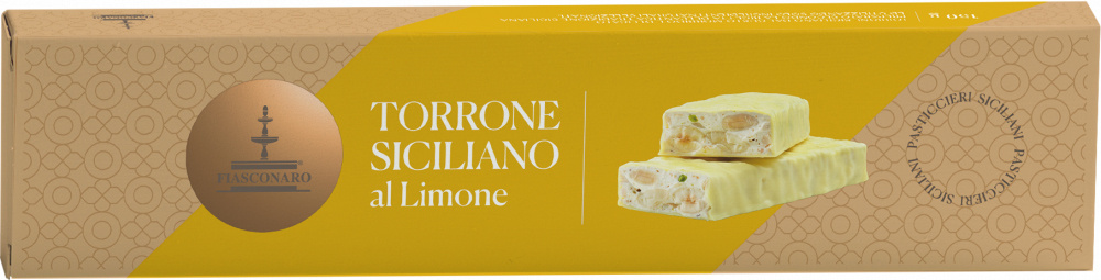 Torrone siciliano al limone 150gr