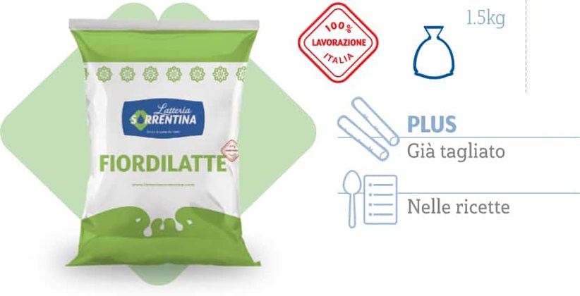 Mozzarella Fior di Latte 'Julienne' 2kg