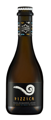 Birra artigianale 'Pizzica' chiara 33cl