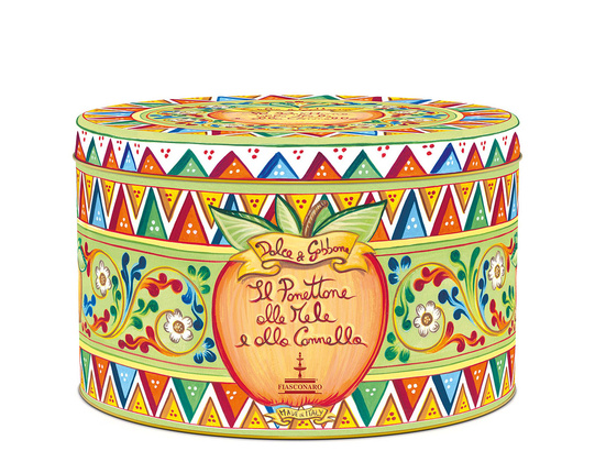 NEW D&G Panettone mela e cannella latta 500gr 