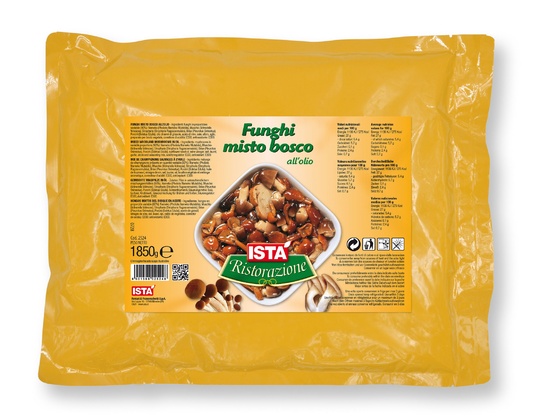Funghi misto bosco in olio con porcini bag 1,85kg