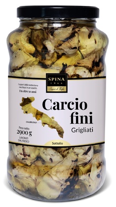 vanaf 13-07 Carciofi baby grigliati in olio 2,9kg