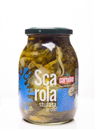 Scarola stufata in olio 1kg