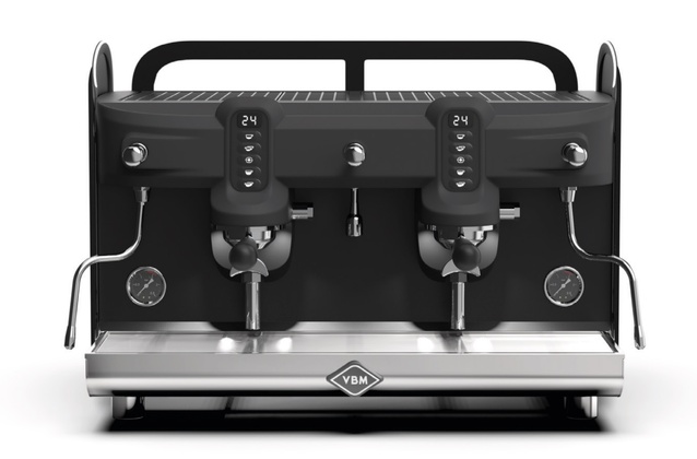 Macchina caffe Black Moon 2 gruppi (nog 1 op voorraad)