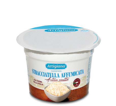 Stracciatella affumicata bicchiere 250gr