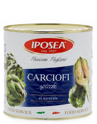 Carciofi spicchi al naturale 2650gr