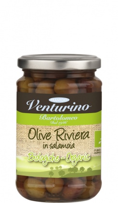BIO Olive Riviera con nocciolo salamoia 290g
