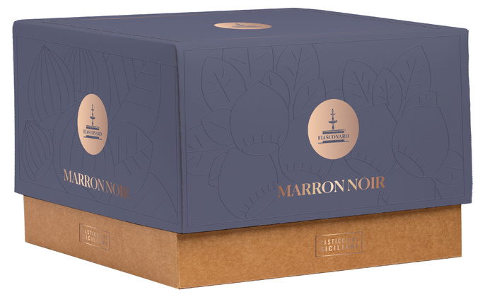 Panettone Marron Noir scatola 1kg