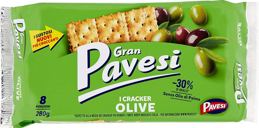 Cracker GranPavesi Olive 280gr